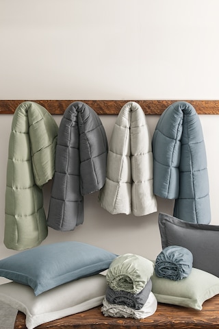 Puffy Mabel Çift Kişilik Comfort Uyku Seti - Defne Yeşil