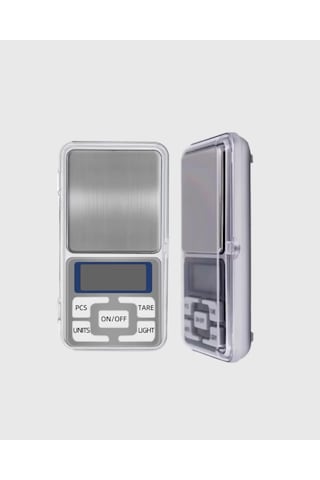 300 Gr Hassas Cep Terazisi Mavi Işıklı Lcd Ekranlı Yeni Nesil Gri