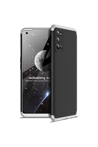 Realme 7 Pro Kılıf Zore Ays Kapak Siyah-Gri