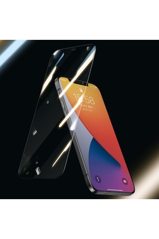 Ally Apple Uyumlu iPhone 12 Pro Max 6.7-Inch Tempered Cam Ekran Koruyucu Şeffaf (119751463)