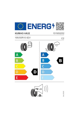 Kumho 195/50R15 82V M+S 3Pmsf Solus 4S Ha32 Dört Mevsim Lastiği 2025