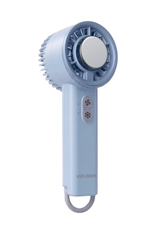 Ven-dens Vd-fan001 Usb Şarjlı Taşınabilir Mini Vantilatör, 3 Kademeli Hız, Kablosuz Kullanım, Mavi