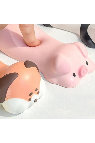 Ebitda Dekompresyon Hafızalı Köpük Mouse Pad, Tavşan Desenli Fare Bilek Yastığı, El Desteği, Kavisli Bel, Yumuşak Ve Rahat