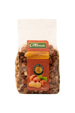 Çotanak Naturel İç Fındık 500 G