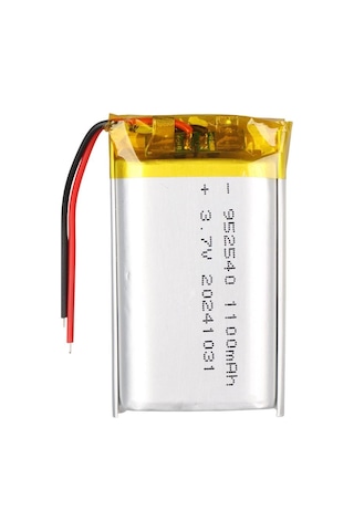 Powermaster 952540 3.7v 1100 Mah Lityum Polimer Li-po Batarya Ciklet Pil