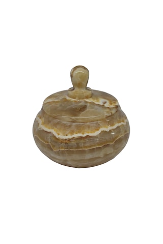 "el Yapımı 5 İnç Oniks Şekerlik - Dekoratif Ve Şık"