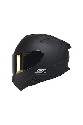 Mts Full Face Double Güneş Vizörlü Ece 22.06R Motosiklet Kaskı Mat Siyah