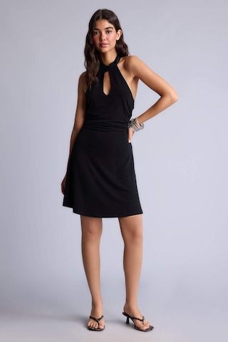 Defacto Modern Fıt Halter Yaka Elbise I5081ax26smbk81 Siyah-bk81