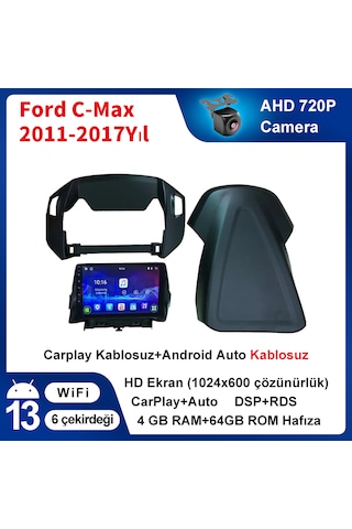 Ford C-max 2011-2017y/kuga 2013-2019y 4gb Ram 64gb Rom Multimedya