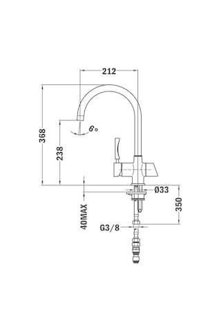 Teka Os 200 Arıtma Fitresi Uyumlu Armatür Krom