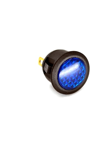 Mavi Göz Lambası 12v Led 23mm Gösterge İkaz