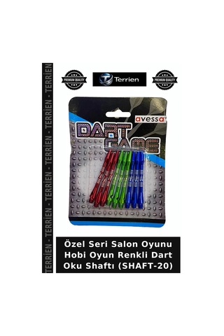 Özel Seri Salon Oyunu Hobi Oyun Renkli Dart Oku Shaftı Shaft-20 Çok Renkli