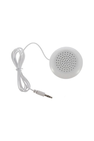 Suofeng Plastik Müzik Yastığı Hoparlörü - 3.5mm Bağlantı Kablosu İle Taşınabilir U-şekilli Yastık Ekipmanı, Enerji Kaynağı Gerektirmez, Beyaz Renk
