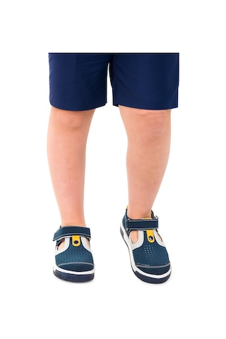 Kiko Kids Erkek Çocuk Günlük Ayakkabı Arz 2319 Petrol - Sarı