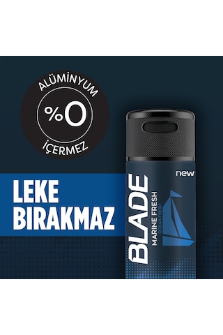 Blade Green Dream + Marine Fresh + Self Confidence Erkek Sprey Deodorant 3 x 150 ML + Privacy Men Limited Erkek Parfüm EDT 50 ML