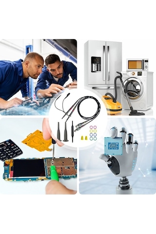 Trendooze Seti Probları Prob Osiloskop Osiloskop Kelepçe İle Birlikte 100mhz Bz