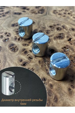 23 Bolta Krepez M6 10x12mm Mobilya İçin Barlı Somun, 50 Adet. 165513915 6