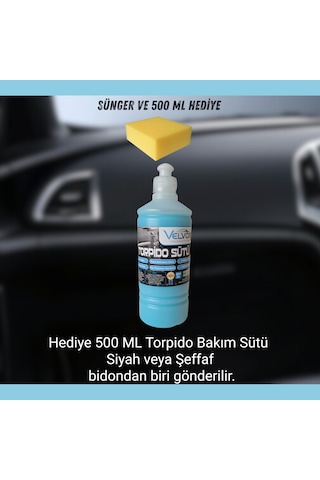 Velvox Torpido Bakım Sütü 5 Lt Jel Formu + 500 Ml Ve Sünger