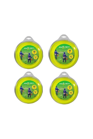 Hızlı Kesim Yüksek Kalite 6 Köşeli Altıgen Misina 4,0 X 32 Metre 4 Adet Ful Paket