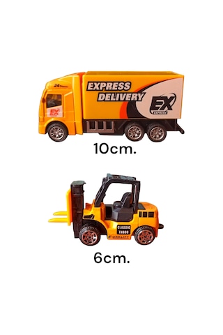 Minik Nakliyecilerin Rüyası: Metal Uluslararası Tır Ve Forklift Set