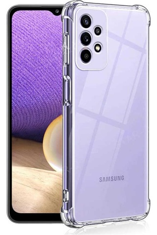 Lexroo Galaxy A13 4g Kılıf Kamera Korumalı Nitro Anti Shock Silikon - Renksiz