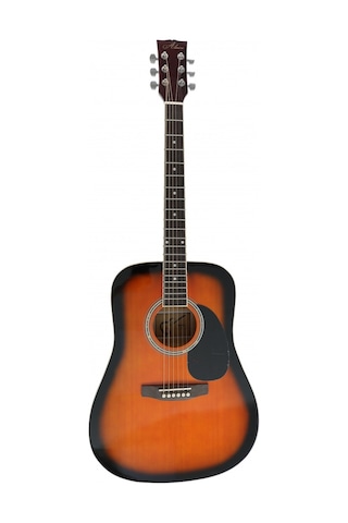 Almira F650n-sb Akustik Gitar - Sunburst Başlangıç - Dreadnought Kasa Geleneksel Sunburst Kaplama, Ergonomik Sap Profili, Akustik Gövde Rezonansı Ölçüler: 41 İnç Standart Dreadnought