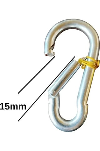 8mm Karabina Çelik Kilit Olta Dağcılık Kamp Malzemeleri Salıncak