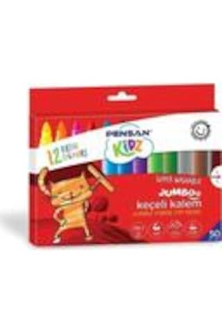 Kidz Pastel Boya 12 Renk Kutulu 98060 2 Paket Karışık Çok Renkli