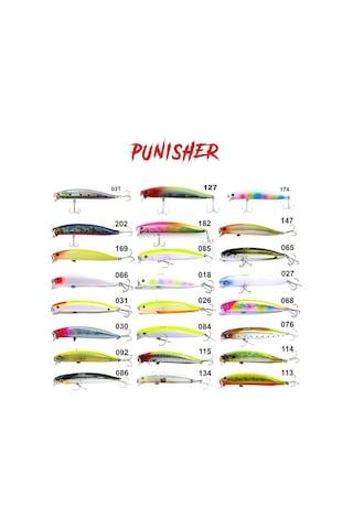 Fujin Punisher 105sw 10.5cm 16gr. Maket Balık 114 Pistachio Green