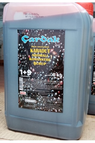 Beyaz Çardak Karadut Konsantre Şurup 6 KG