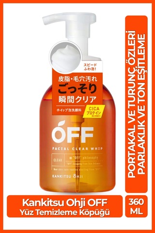 Cosmetex Roland Kankitsu Ohji Off Narenciye Özlü Yüz Temizleme Köpüğü