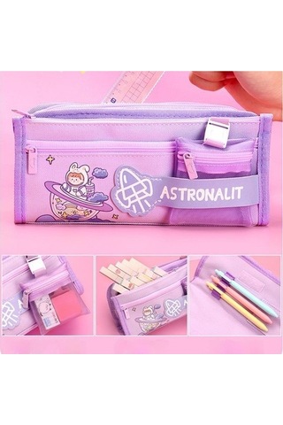 Coco Vance Büyük Kapasiteli Çok Fonksiyonlu Ilkokul Öğrencisi Karikatür Kalem Kutusu 2onhzs Diğer