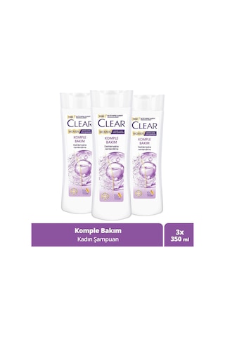 Women Kepeğe Karşı Etkili Şampuan Komple Bakım 350 Ml X3