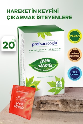Çınar Yaprağı Bitki Çayı 20'li Süzen Poşet