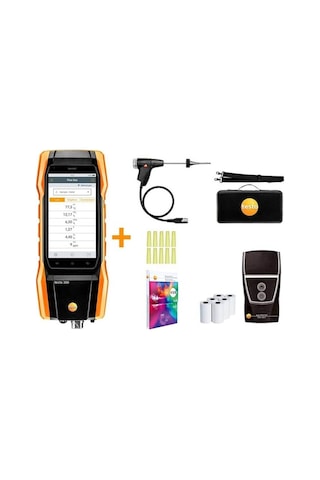 Testo 300 Baca Gaz Analiz Cihazı Akıllı Dokunmatik Ekran