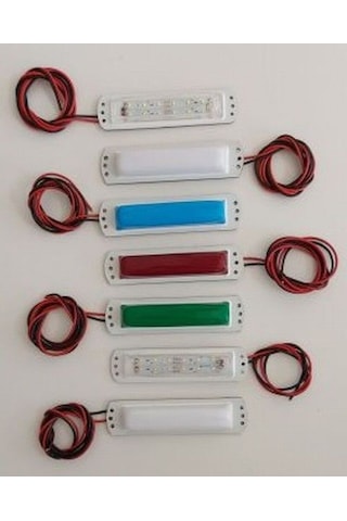 Su Geçirmez Led Lamba Marine Tekne Karavan 24volt-15 Cm (ŞEFFAF)