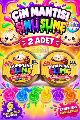 Çin Mantısı Slime Oyun Jeli Simli Dumpling 2 Adet Esnek Sürpriz 6 Renk Eğitici-öğretici Duyu-motor Beceri Oyuncağı Çok Renkli Çok Renkli Çin Mantısı Slime Oyun Jeli Simli Dumpling 2 Adet Esnek Sürpriz 6 Renk Eğitici-öğretici Duyu-motor Beceri Oyuncağı Çok Renkli Çok Renkli