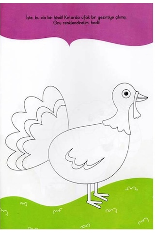 Yaratıcı Çocuklar Boyuyorum Büyüyorum 6 Yaş Boyama Kitabı- Kukla
