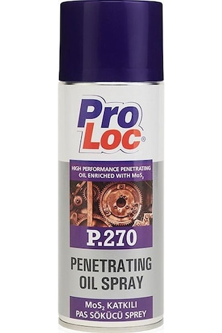 Proloc P270 Penetrating Oil Spray 400 Ml 1'li Paket Proloc P270 Penetrating Oil Spray 400 Ml 1'li Paket