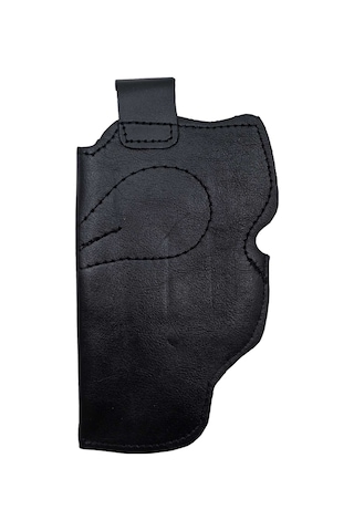 Glock 26 İçin Uyumlu Çorap Tipi Deri İç Kılıf Metal Maşalı Siyah