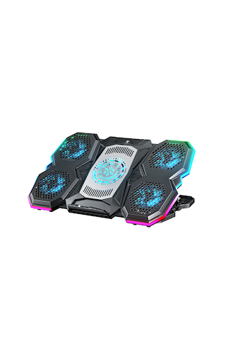 Blueforce Icecore Siyah 5 Fanlı Alüminyum 9-17 Inç Rgb Notebook Soğutucu Stand Sx-25rgb