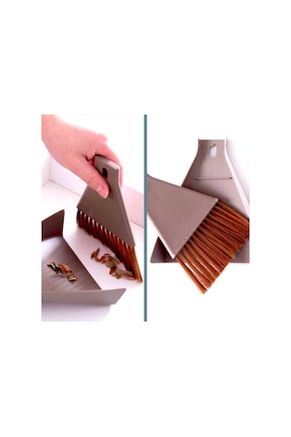 Omeniv Minimal Dizayn Muji Stil Faraş Süpürge Fırça Set