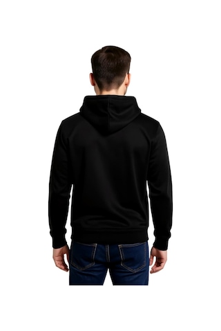 Dynamo Erkek Kapüşonlu Fermuarlı Siyah Sweatshirt Bgl-st04790 Siyah