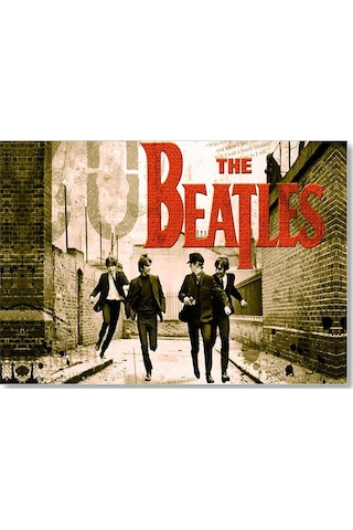 Cakasepetim The Beatles Afiş Ahşap Mdf Tablo