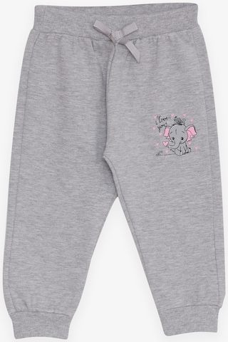 Breeze Kız Bebek Eşofman Altı Bebek Fil Baskılı 6 Ay-2 Yaş, Gri Melanj