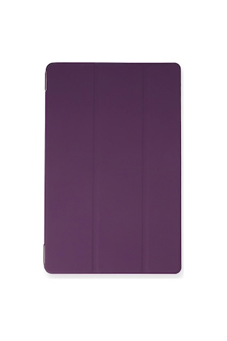 Apple iPad Uyumlu Air 5 2022 Kılıf Tablet Smart Kılıf - Mor Arka Kapak