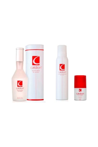 Caldion Kadın Parfüm EDT 100 ML + Deodorant 150 ML + Roll On 50 ML