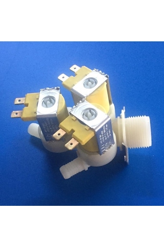 Üçlü Su Ventili, 24V Dc, Selenoid Vana, Yaprak Ventil Modeli - 432336125