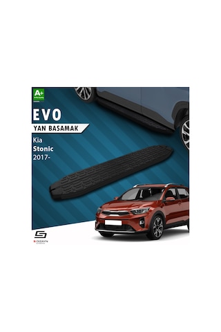 S-dizayn Kia Stonic Evo Siyah Yan Basamak 173 Cm 2017 Üzeri