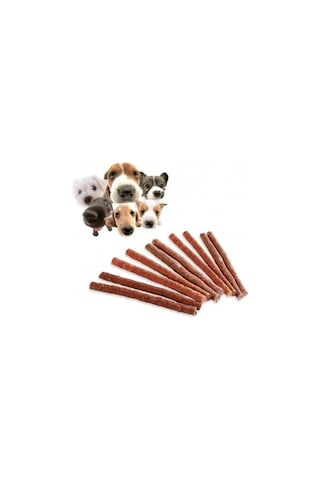Purecanpati Köpek Beyaz Pres Kemik Burgu Beyaz Stick Stick Kuzu